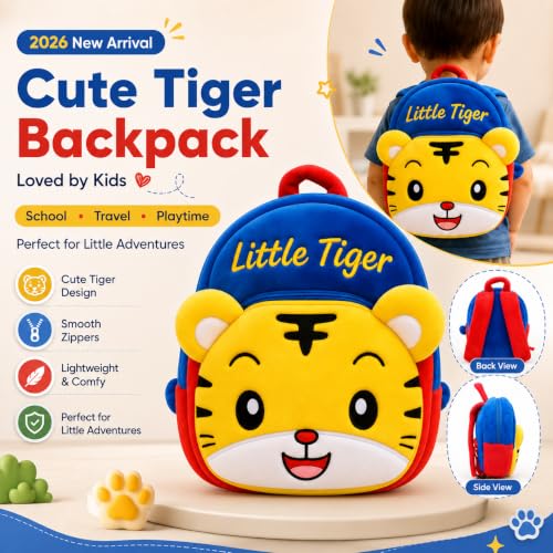 blue tree Cute Kids Backpack