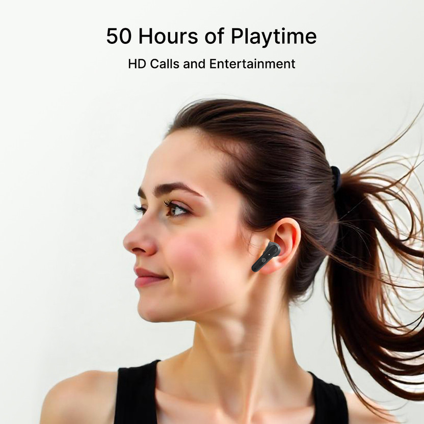 PTron Vibe w/ 50hrs Playtime, Mobile App, Clear Calls, 13mm Drive - Image 4