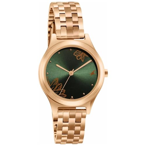 Fastrack P3H Green Dial Rose