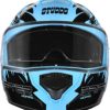 STUDDS Drifter D2 Full Face Helmet with Clear Visor (Blue N9, M) - Image 3