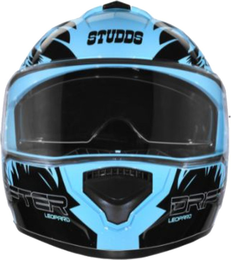 STUDDS Drifter D2 Full Face Helmet with Clear Visor (Blue N9, M) - Image 3