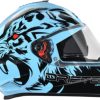 STUDDS Drifter D2 Full Face Helmet with Clear Visor (Blue N9, M) - Image 5