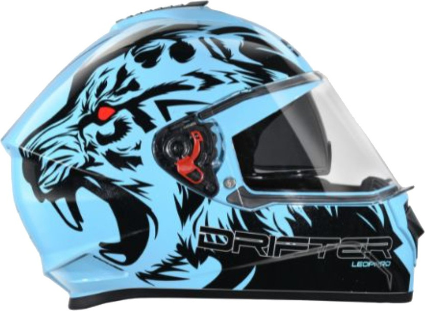 STUDDS Drifter D2 Full Face Helmet with Clear Visor (Blue N9, M) - Image 5