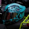 STUDDS Drifter D2 Full Face Helmet with Clear Visor (Blue N9, M) - Image 7