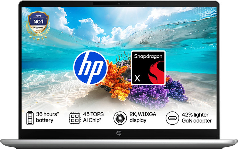 HP Omnibook 3 Next Gen AI PC Snapdragon X - (16 GB/512 GB SSD/Win