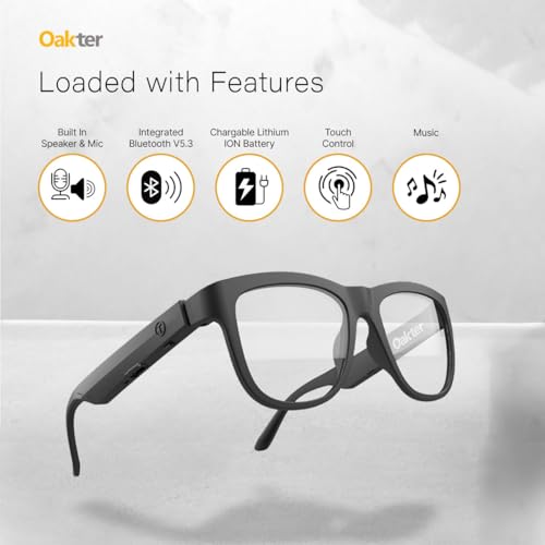 OAKTER Smart Glasses with Wireless