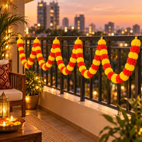 Upyog Artificial Marigold Flower Garland