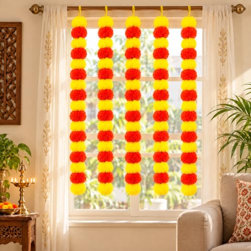 Upyog Artificial Marigold Flower Garland