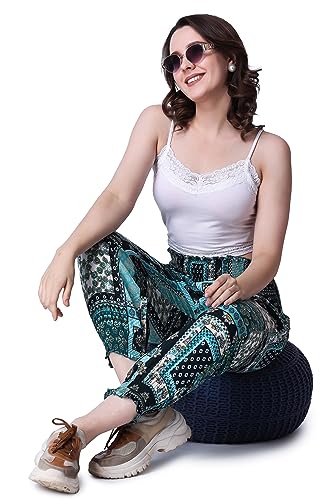 POPWINGS Casual Boho Printed Joggers