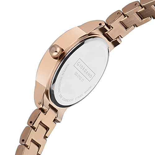 Giordano Rose Gold Dial Analog Watch for Women - Image 4
