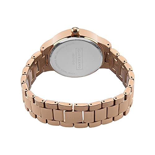 Giordano Rose Gold Dial Analog Watch for Women - Image 5