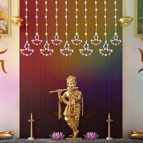 Gesto Diya Curtain Fairy Lights