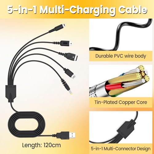Tobfit 5-in-1 Charger Cable