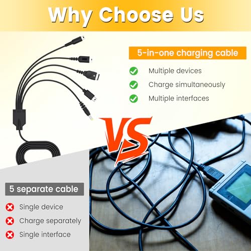 Tobfit 5-in-1 Charger Cable