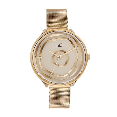 Fastrack Stunners Quartz Analog Beige