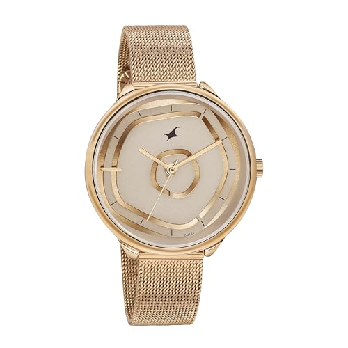 Fastrack Stunners Quartz Analog Beige