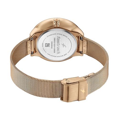 Fastrack Stunners Quartz Analog Beige