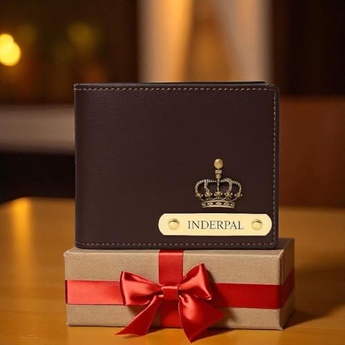 Personalized Name & Charm Leather Wallet for Men - Image 3