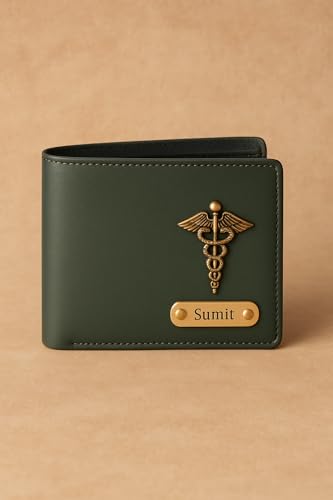 Personalized Name & Charm Leather Wallet for Men - Image 4