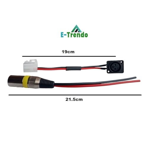 E-Trendo Round 3-Pin XLR Male-Female