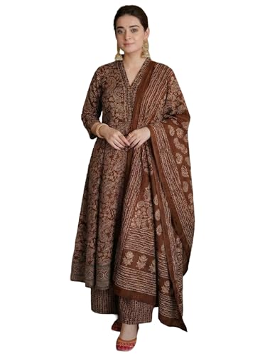 ANNI Designer Women Printed Anarkali