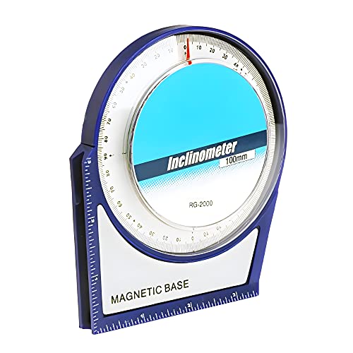 Aluminium Angle Finder Magnetic Base, 4-1/8-inch, Blue