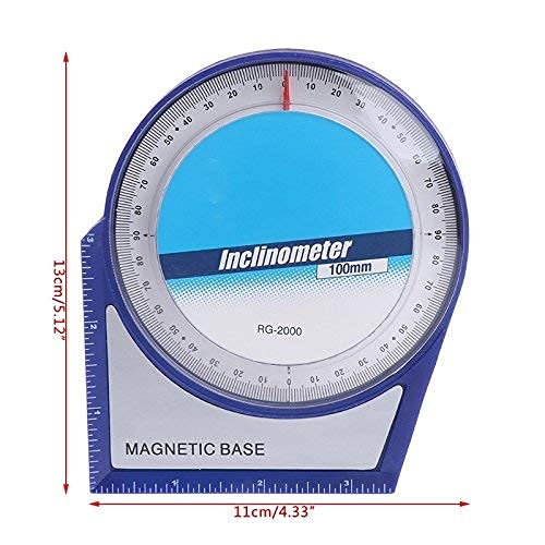 Aluminium Angle Finder Magnetic Base, 4-1/8-inch, Blue - Image 5