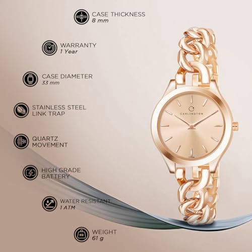 Carlington Iconic Analog Watches