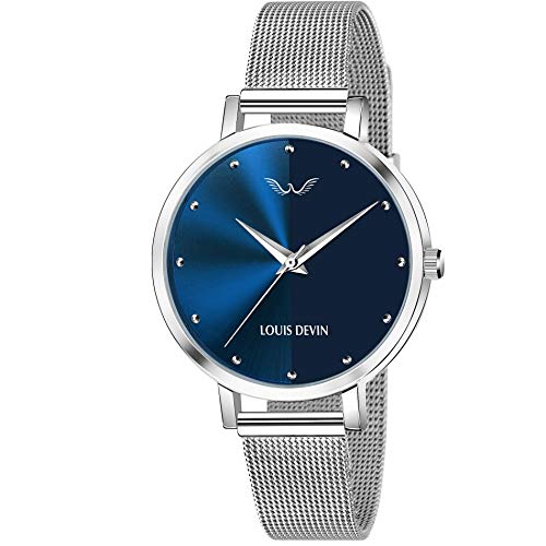 LOUIS DEVIN LD-L144-BLU-CH Mesh Blue