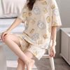 SMOWKLY Women Korean Shorts Pajama