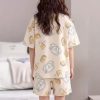 SMOWKLY Women Korean Shorts Pajama
