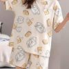 SMOWKLY Women Korean Shorts Pajama