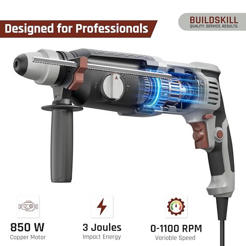 BUILDSKILL 850W Rotary Hammer Drill