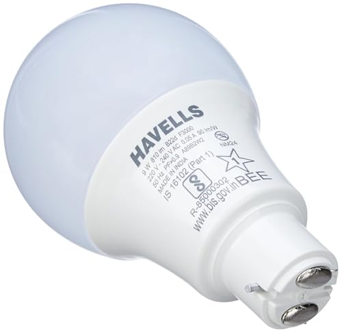 Havells 9W LED Bulb (Warm White, 3000K) (Pack of 4) - Image 2