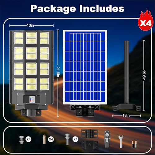 loyoele Solar Street Lights Outdoor,Solar
