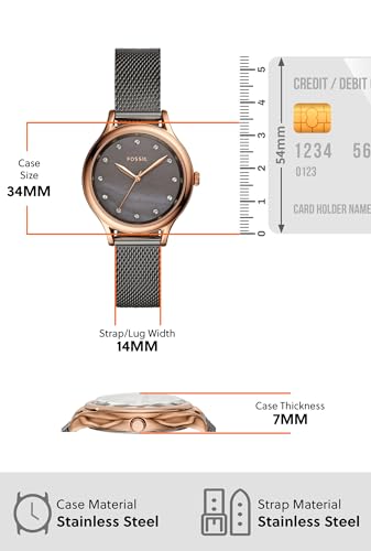 Fossil Laney Gun-Metal Watch BQ3393 - Image 4