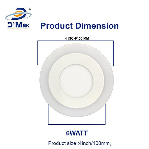 D'Mak Round White & PGB