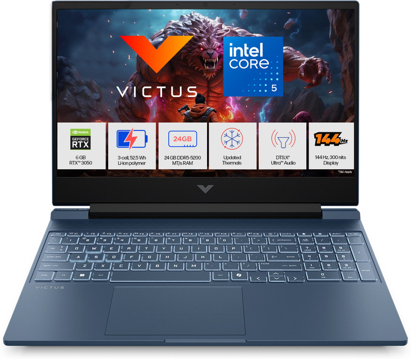 HP Victus Intel Core 5 210H - (24 GB/512 GB SSD/Windows 11 Home/6