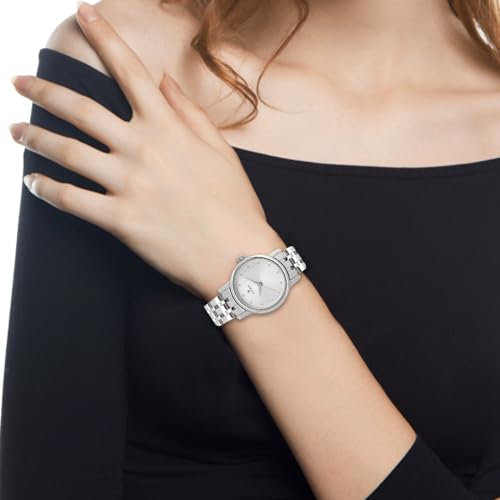 Titan Quartz Analog Silver Dial