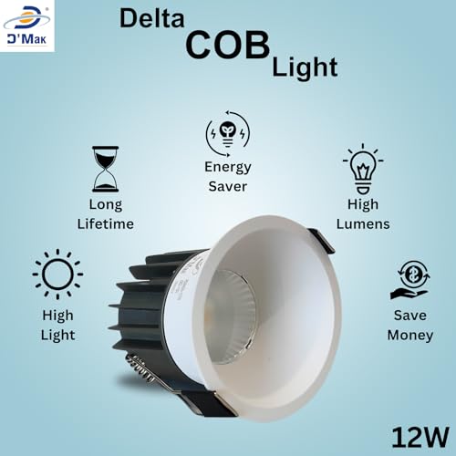 D'Mak 12W White Body LED