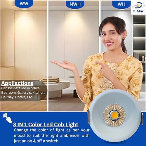 D'Mak 12W White Body LED