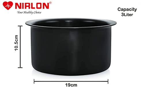 NIRLON Hard Anodised Cook Tope/Gas