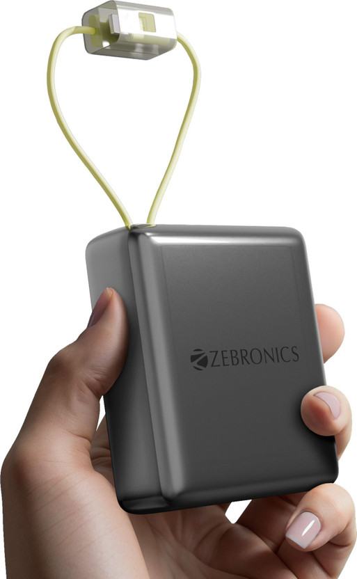 ZEBRONICS 10000 mAh 22.5 W Nano Power Bank (Black, Lithium Polyme - Image 9