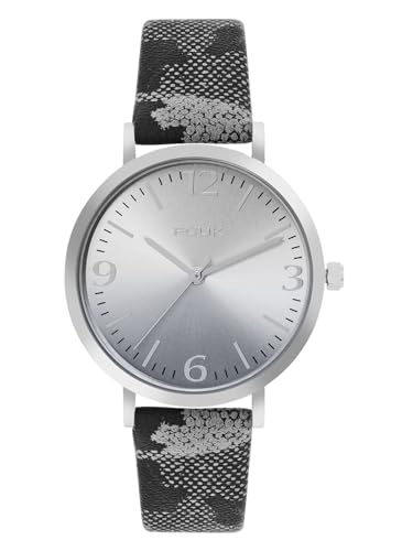 FCUK Analog Grey Dial with Printed Strap Women's Watch-FK00031D
