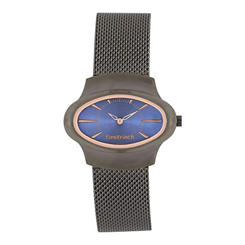 Fastrack Analog Blue Dial Women's Watch 6004QM01/NN6004QM01