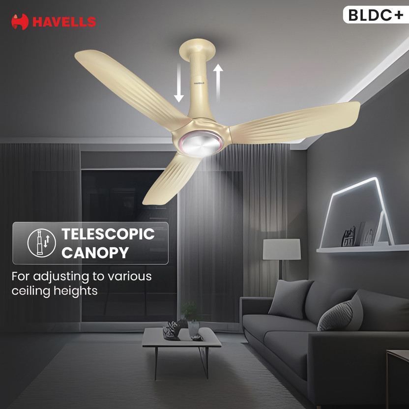 HAVELLS Inox UL BLDC with 2 Year Warranty 1200 mm Ceiling Fan (5 - Image 5