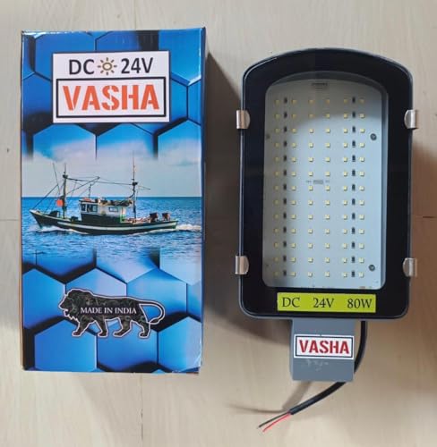 VASHA DC 24V 80W LED Marine Light Panel, Boat Lighting, Made in India