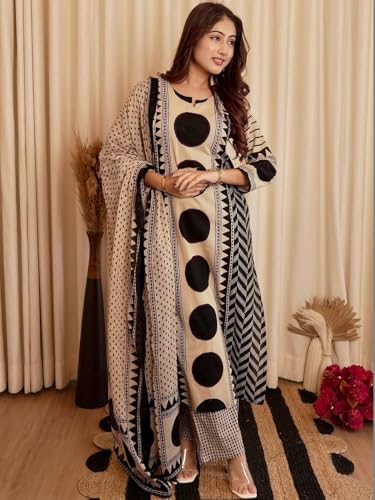 KLOSIA Women Printed Straight Kurta
