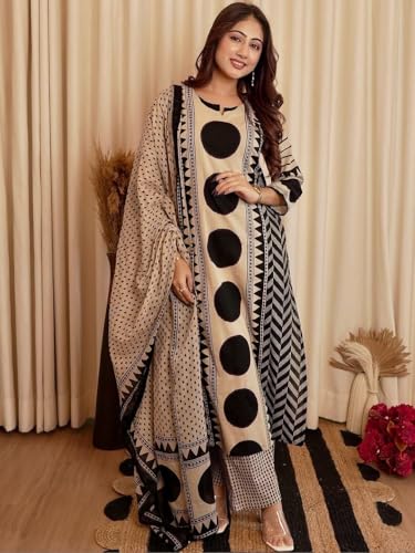 KLOSIA Women Printed Straight Kurta