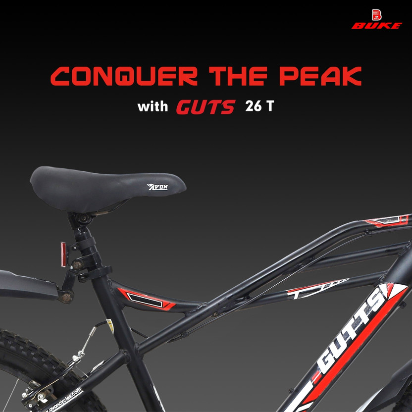 Buke Guts 26T Cycle for Men Bicycle Frame Size: 17.5 Inch,Wheel S - Image 4
